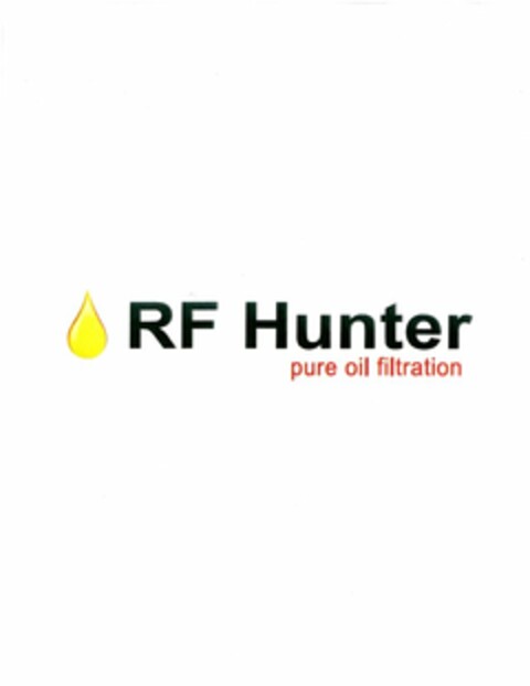 RF HUNTER PURE OIL FILTRATION Logo (USPTO, 06.12.2010)