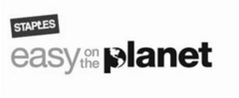 STAPLES EASY ON THE PLANET Logo (USPTO, 08.04.2011)