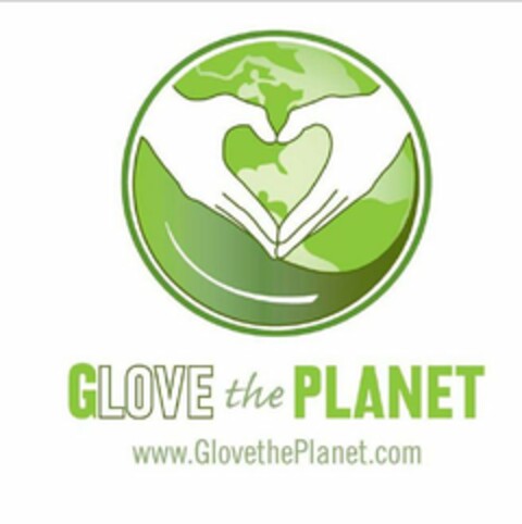 GLOVE THE PLANET WWW.GLOVETHE PLANET.COM Logo (USPTO, 16.05.2011)