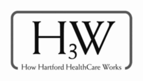 H3W HOW HARTFORD HEALTHCARE WORKS Logo (USPTO, 06/17/2011)