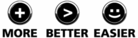 MORE BETTER EASIER Logo (USPTO, 08.07.2011)