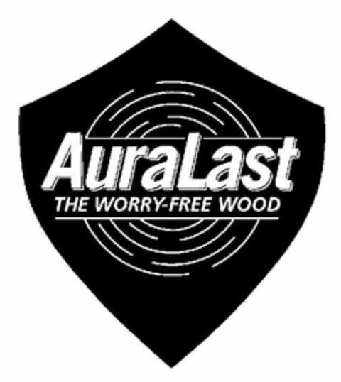 AURALAST THE WORRY-FREE WOOD Logo (USPTO, 07/25/2011)