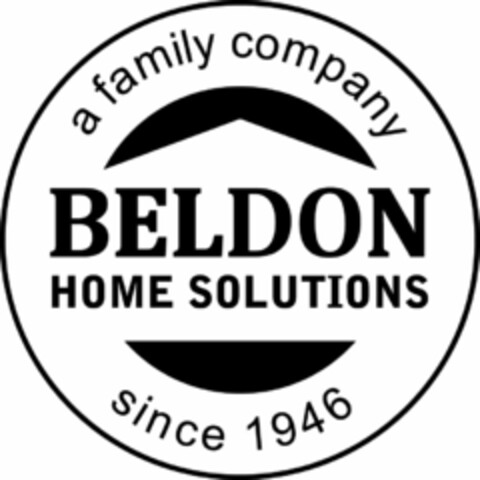 A FAMILY COMPANY SINCE 1946 BELDON HOME SOLUTIONS Logo (USPTO, 12.08.2011)