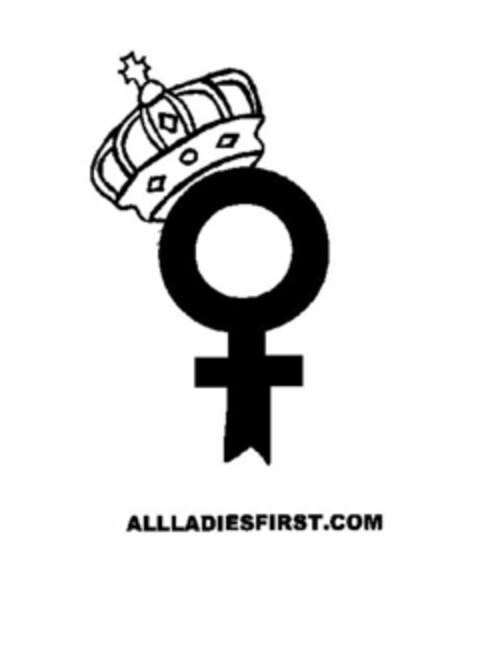 ALLLADIESFIRST.COM Logo (USPTO, 16.08.2011)