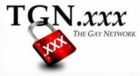 TGN.XXX THE GAY NETWORK .XXX Logo (USPTO, 15.01.2012)