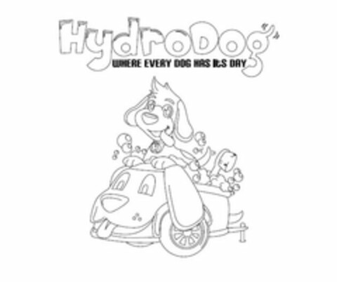 HYDRODOG WHERE EVERY DOG HAS ITS DAY Logo (USPTO, 06.04.2012)