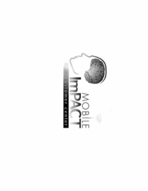 MOBILE IMPACT CUSTOMER CENTER Logo (USPTO, 01.08.2012)