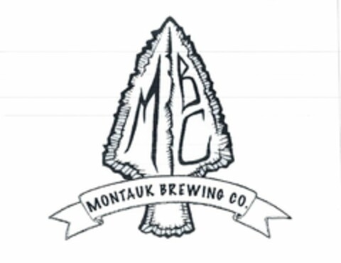 M B C MONTAUK BREWING CO. Logo (USPTO, 15.05.2013)