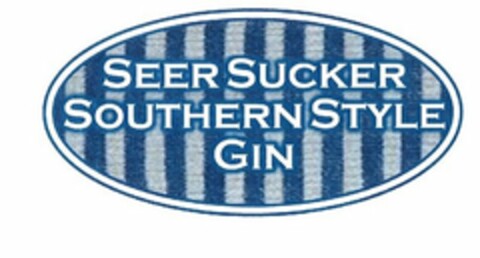 SEER SUCKER SOUTHERN STYLE GIN Logo (USPTO, 01/23/2014)