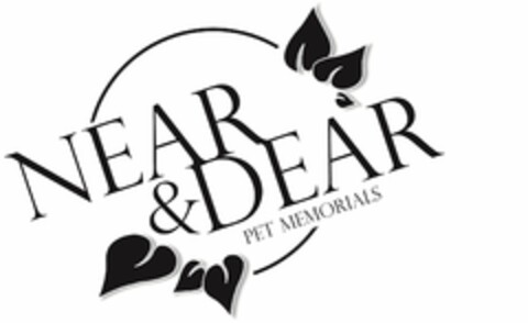 NEAR & DEAR PET MEMORIALS Logo (USPTO, 01/30/2014)