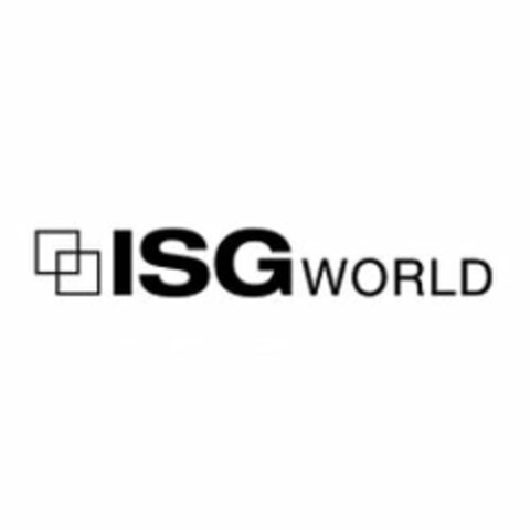 ISG WORLD Logo (USPTO, 04/23/2014)