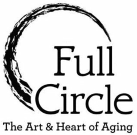 FULL CIRCLE THE ART & HEART OF AGING Logo (USPTO, 11.06.2014)