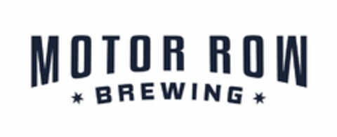 MOTOR ROW BREWING Logo (USPTO, 01.08.2014)