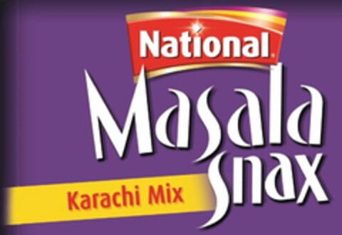 NATIONAL MASALA SNAX KARACHI MIX Logo (USPTO, 12/11/2014)