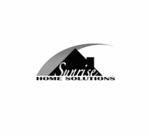 SUNRISE HOME SOLUTIONS Logo (USPTO, 13.02.2016)