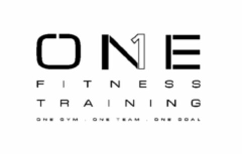 ONE FITNESS TRAINING ONE GYM ONE TEAM ONE GOAL 1 Logo (USPTO, 10.06.2016)