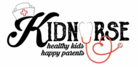 KIDNURSE HEALTHY KIDS HAPPY PARENTS Logo (USPTO, 28.07.2016)