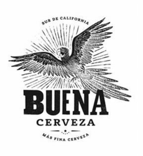 SUR DE CALIFORNIA BUENA CERVEZA MÁS FINA CERVEZA Logo (USPTO, 29.07.2016)