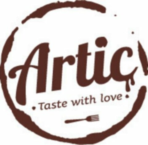 ARTIC · TASTE WITH LOVE · Logo (USPTO, 12/01/2016)