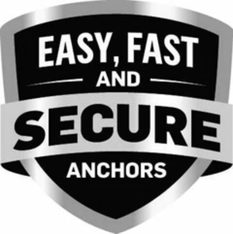 EASY, FAST AND SECURE ANCHORS Logo (USPTO, 12/08/2016)