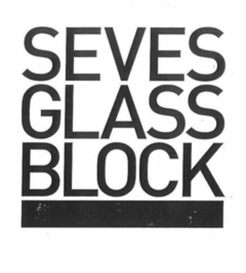 SEVES GLASS BLOCK Logo (USPTO, 12.12.2016)