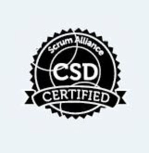 CSD SCRUM ALLIANCE CERTIFIED Logo (USPTO, 20.03.2017)