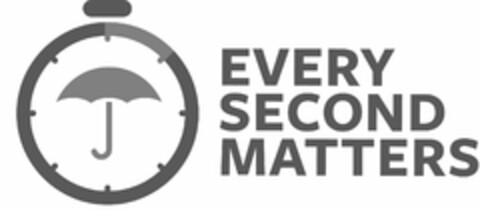 EVERY SECOND MATTERS Logo (USPTO, 16.01.2018)