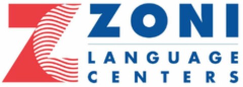 Z ZONI LANGUAGE CENTERS Logo (USPTO, 06/21/2018)