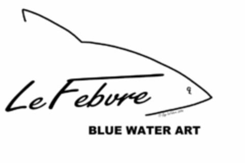 LEFEBVRE GL GUY LEFEBVRE 2016 BLUE WATER ART Logo (USPTO, 31.07.2018)