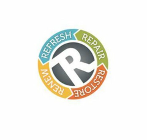 R REFRESH REPAIR RENEW RESTORE Logo (USPTO, 08/07/2018)