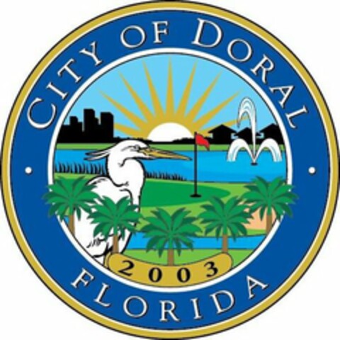 CITY OF DORAL FLORIDA, 2003 Logo (USPTO, 06.11.2018)