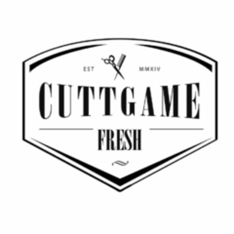 EST MMXIV CUTTGAME FRESH Logo (USPTO, 08/13/2019)