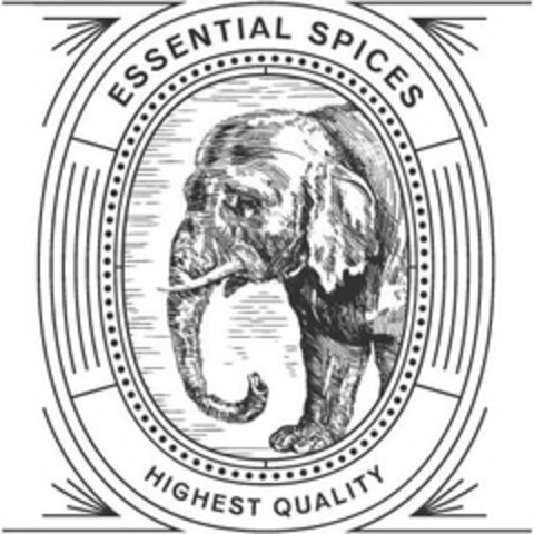 ESSENTIAL SPICES HIGHEST QUALITY Logo (USPTO, 27.09.2019)