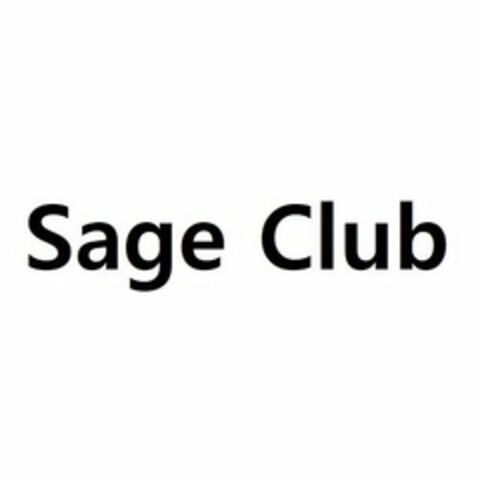 SAGE CLUB Logo (USPTO, 09/30/2019)