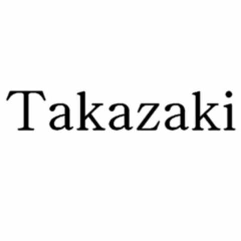 TAKAZAKI Logo (USPTO, 17.12.2019)