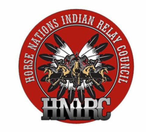 HORSE NATIONS INDIAN RELAY COUNCIL HNIRC Logo (USPTO, 17.01.2020)