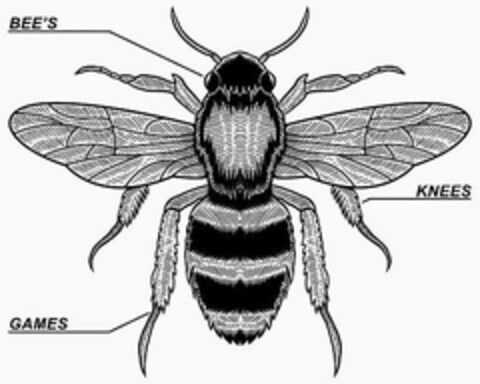 BEE'S KNEES GAMES Logo (USPTO, 23.04.2020)