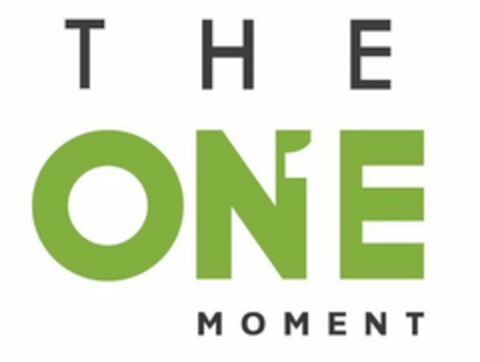 THE ONE MOMENT Logo (USPTO, 31.08.2020)