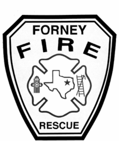 FORNEY FIRE RESCUE Logo (USPTO, 30.09.2013)