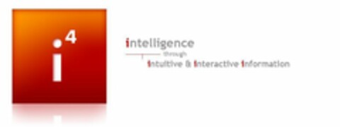 I4 INTELLIGENCE THROUGH INTUITIVE & INTERACTIVE INFORMATION Logo (USPTO, 21.04.2009)