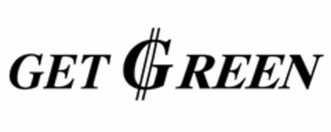 GET GREEN Logo (USPTO, 17.06.2009)