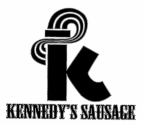 K KENNEDY'S SAUSAGE Logo (USPTO, 20.10.2009)