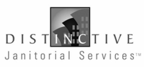 DISTINCTIVE JANITORIAL SERVICES Logo (USPTO, 26.05.2010)