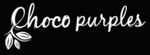 CHOCO PURPLES Logo (USPTO, 06/22/2010)