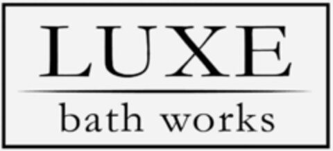 LUXE BATH WORKS Logo (USPTO, 19.01.2012)