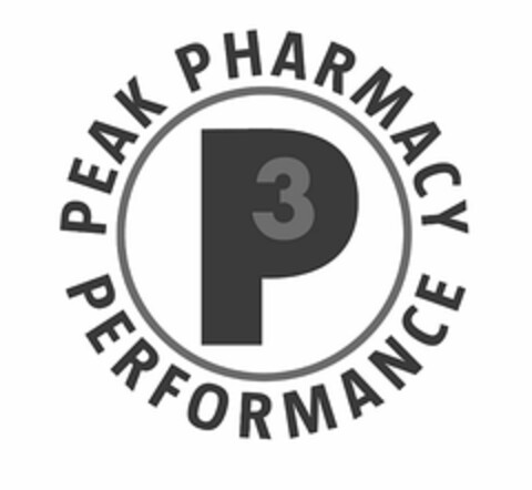 P3 PEAK PHARMACY PERFORMANCE Logo (USPTO, 21.06.2012)