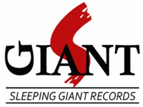 SLEEPING GIANT RECORDS Logo (USPTO, 19.07.2012)