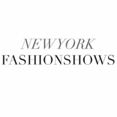 NEW YORK FASHIONSHOWS Logo (USPTO, 09/14/2012)