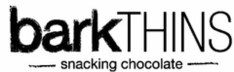BARKTHINS SNACKING CHOCOLATE Logo (USPTO, 23.01.2013)