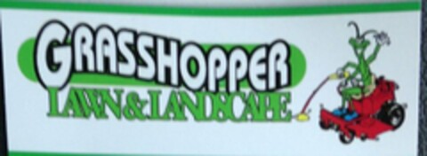 GRASSHOPPER LAWN & LANDSCAPE Logo (USPTO, 16.07.2013)